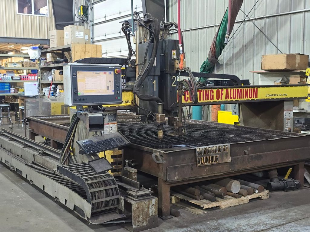 8' x 18' ESAB Combirex DX 3000 CNC Plasma System, 2012 - 360 Amp Precision Plasmarc 360